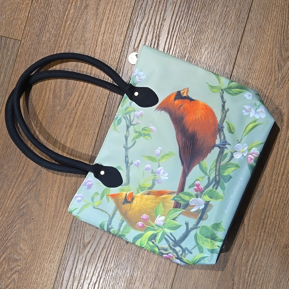JAMES HAUTMAN GALLERIA SONG BIRD HANDBAG..  #6569